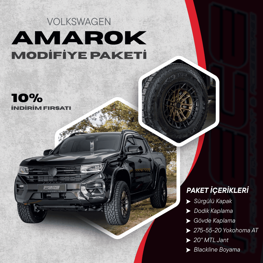 Volkswagen Amarok’a Özel Aksesuar ve Ekipman Paketi