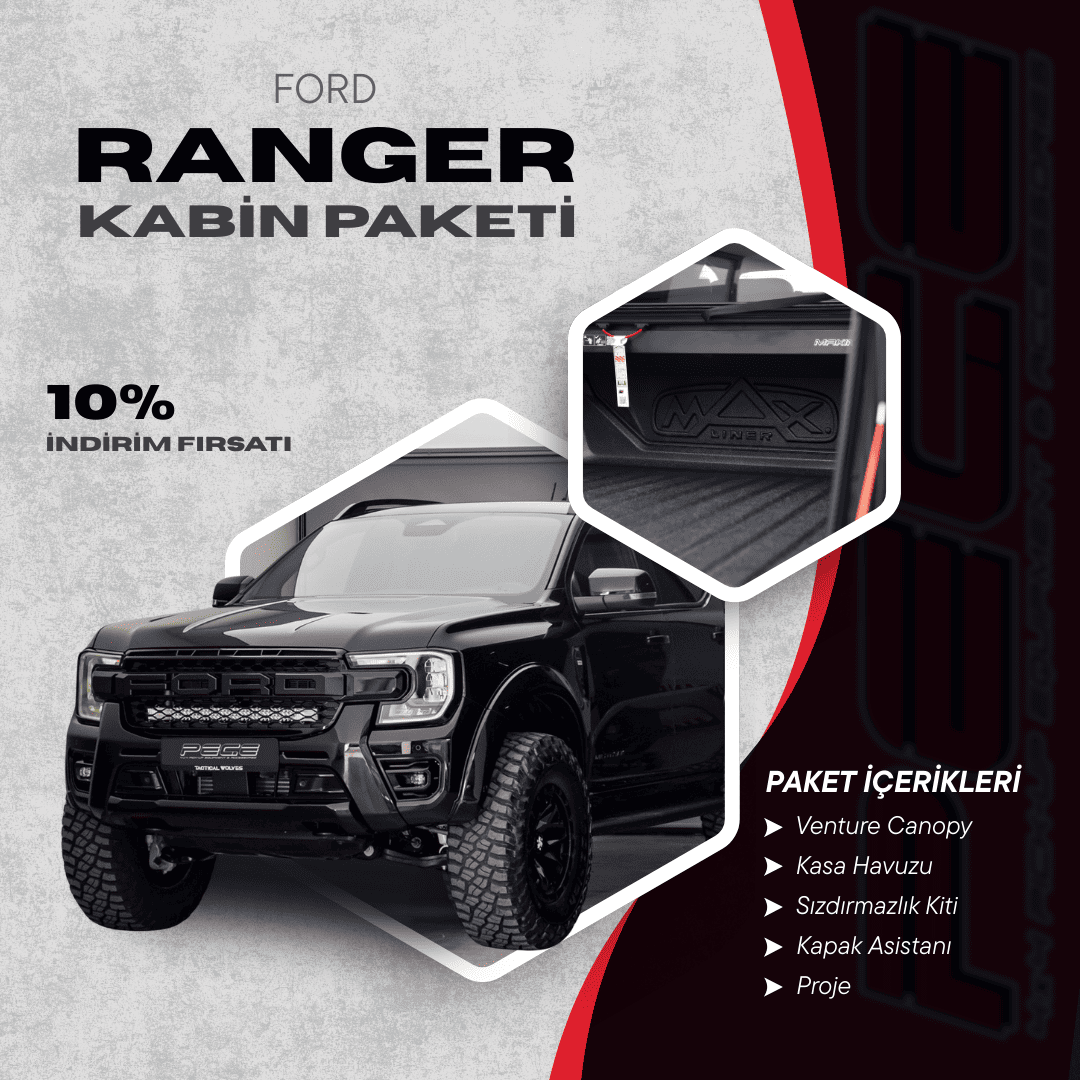 Ford Ranger Venture Paket – Fonksiyonel ve Şık Çözüm