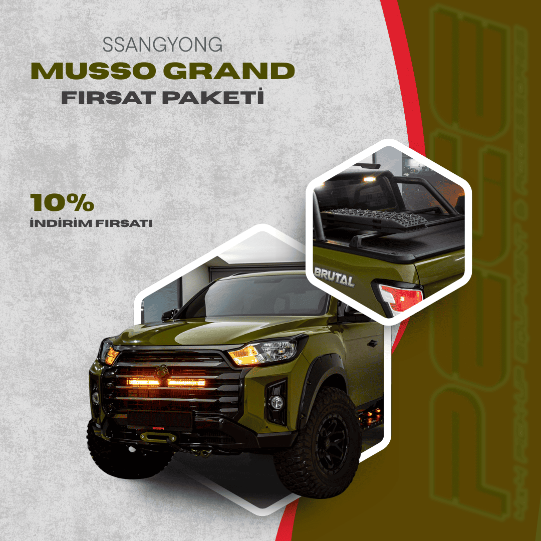 Ssangyong Musso Grand Max Paket – Güç, Stil ve Tam Koruma