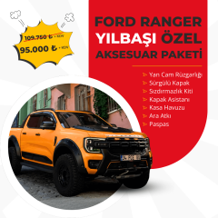 Yeni Ford Ranger Full Aksesuar Paketi | Sürgülü Kapak + 6 Parça Set | Yılbaşı Özel Kampanya